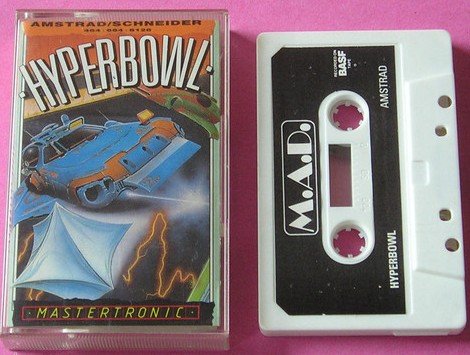Excelente Hyperbowl-Amstrad CPC probado. 1987 Mastertronic Cassette Juego 