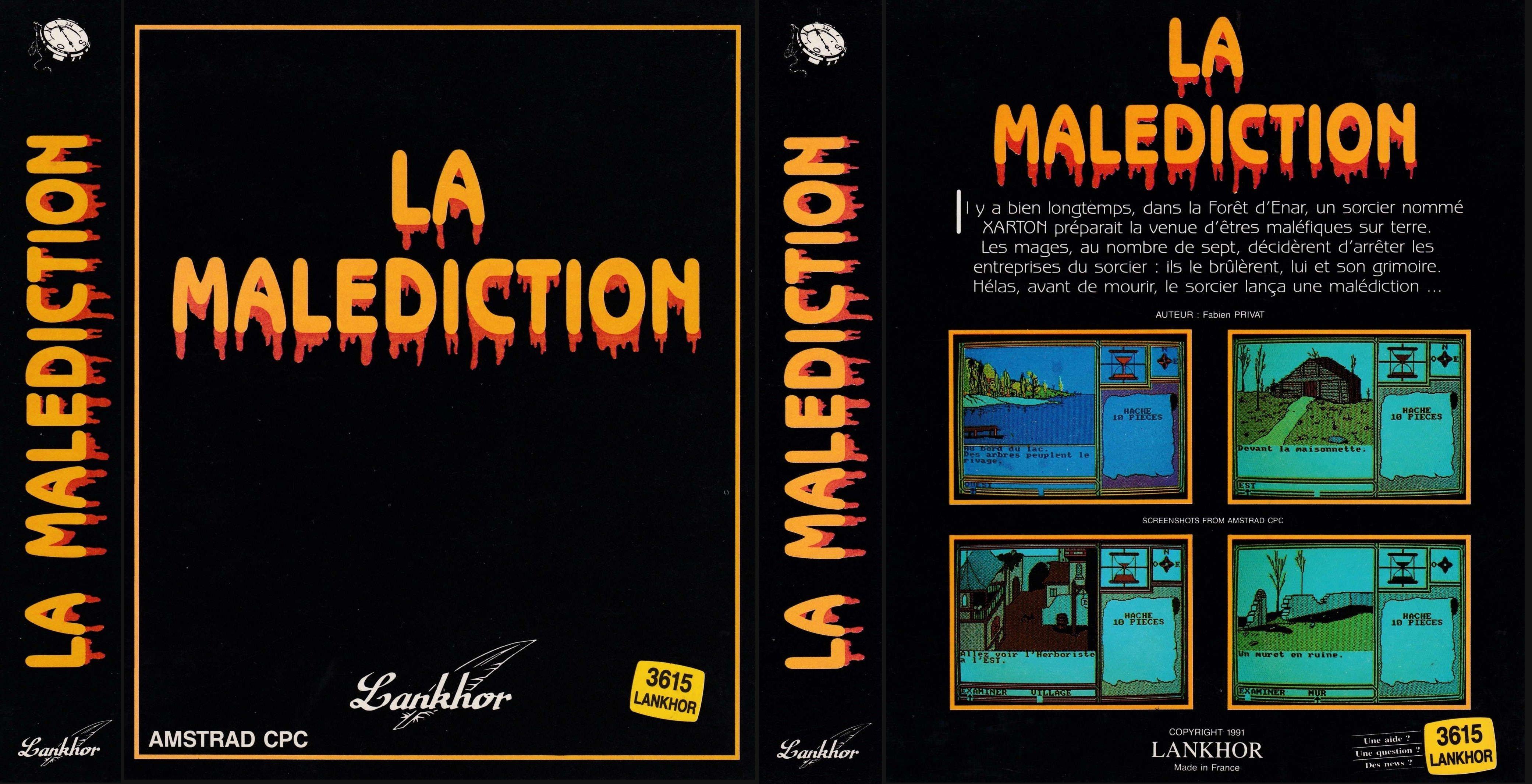 Jeux C.P.C. - Page 2 La_Malediction__(Release_DISC)__FRENCH