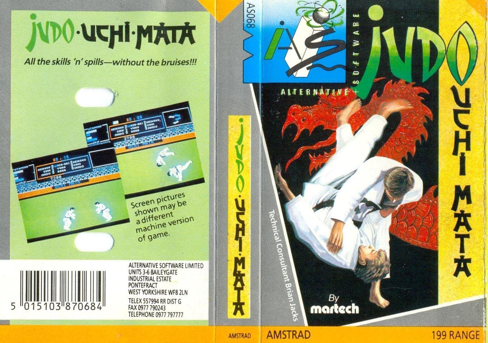 Judo UCHI MATA para Amstrad CPC de software alternativo AS068 