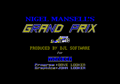 Votre pire du meilleur des jeux de sport sur Amstrad CPC ! Nigel-mansell-gp-1