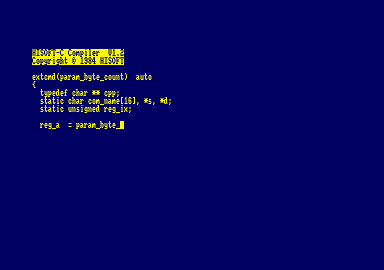 Cpcrulez Amstrad Cpc Applications Programmation Hisoft C For Amstrad